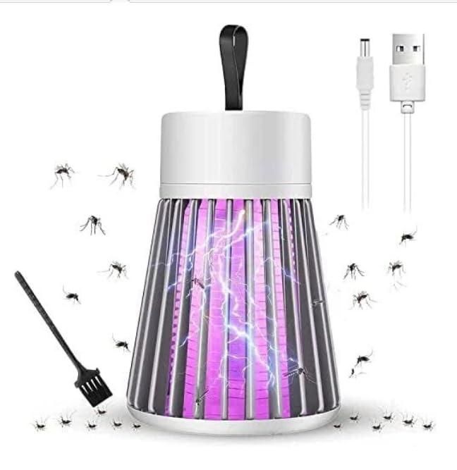 USB Electric Mosquito Killer Lamp | Silent Indoor Bug Zapper with UV Light – Safe & Portable Insect Trap
